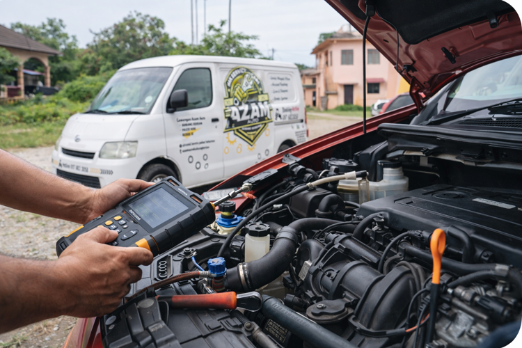 Servis Van Bergerak